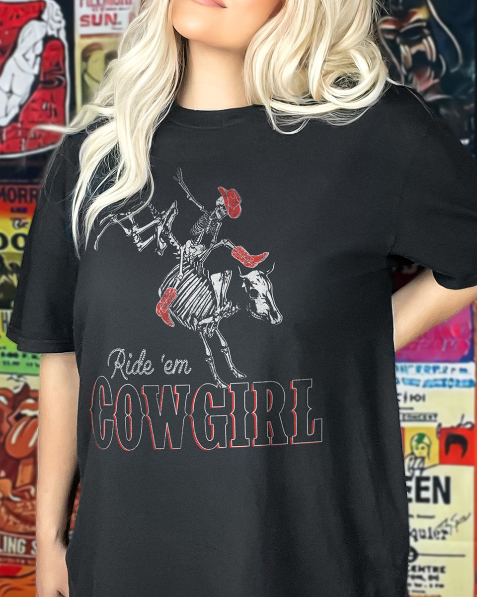 Country Girl® Ride 'Em Cowgirl Women's Comfort Colors Tee Country