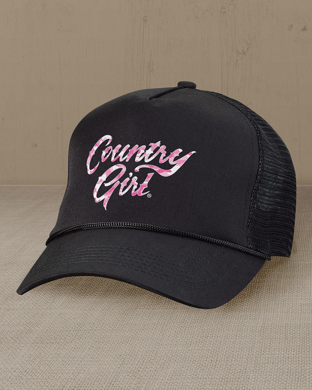 Country Girl® Script Pink Camo Trucker Cap – Country Girl Store
