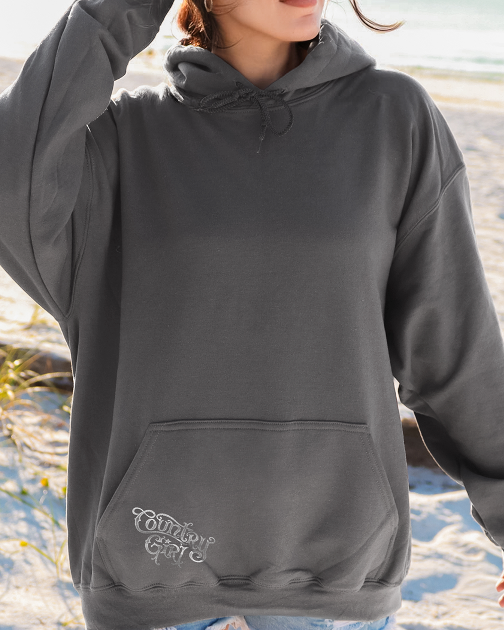 Country Girl® Silver Foil Angel Wings Hoodie – Country Girl Store