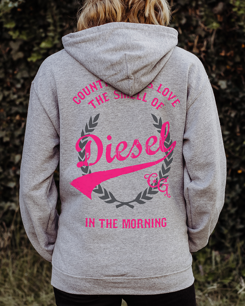 Country Girl Women's Hoodie Smell of Diesel – Country Girl Store