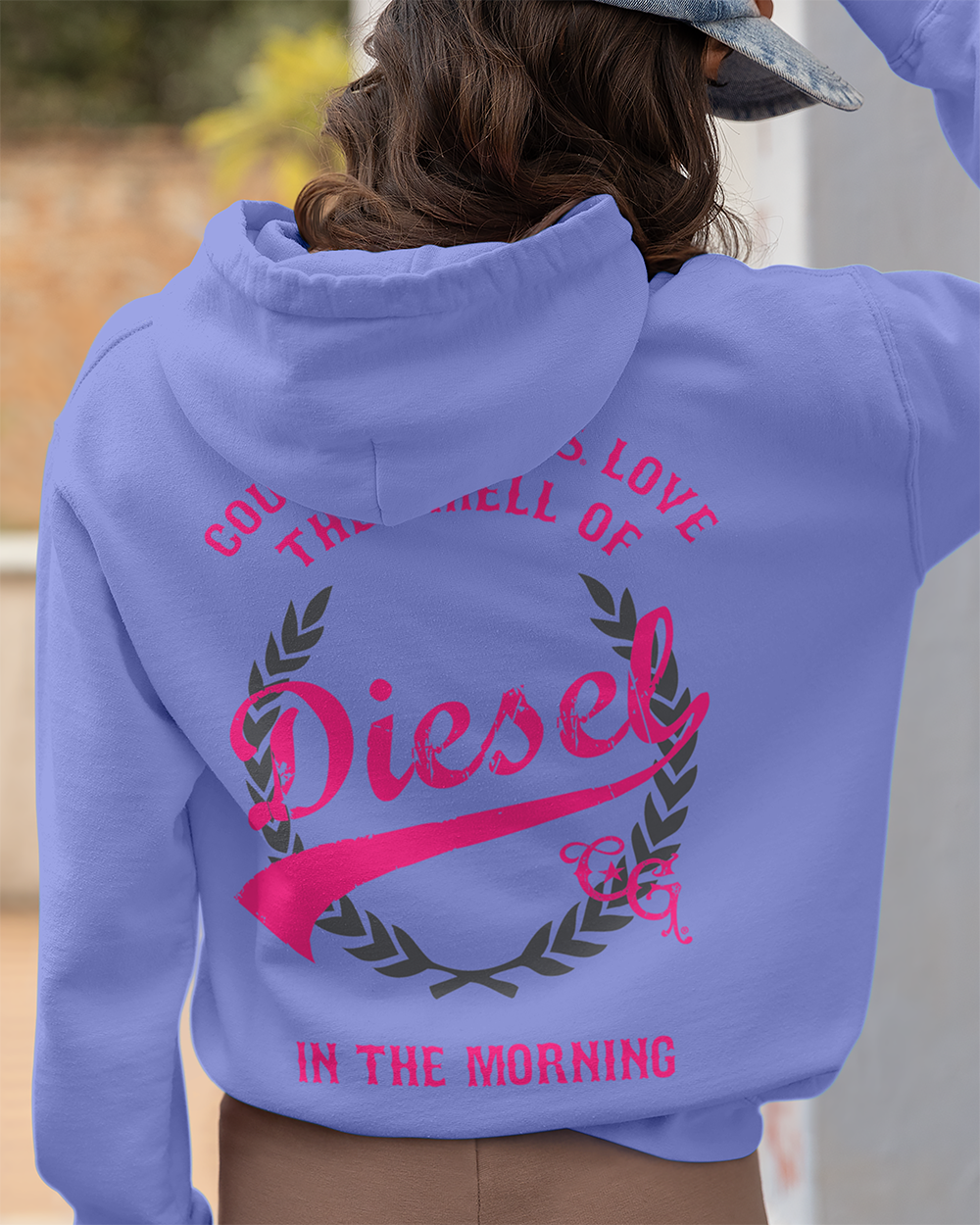 Country Girl Women's Hoodie Smell of Diesel – Country Girl Store
