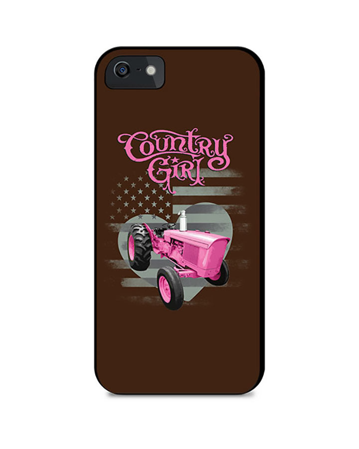 Country Girl Phone Case Pink Tractor Country Girl Store