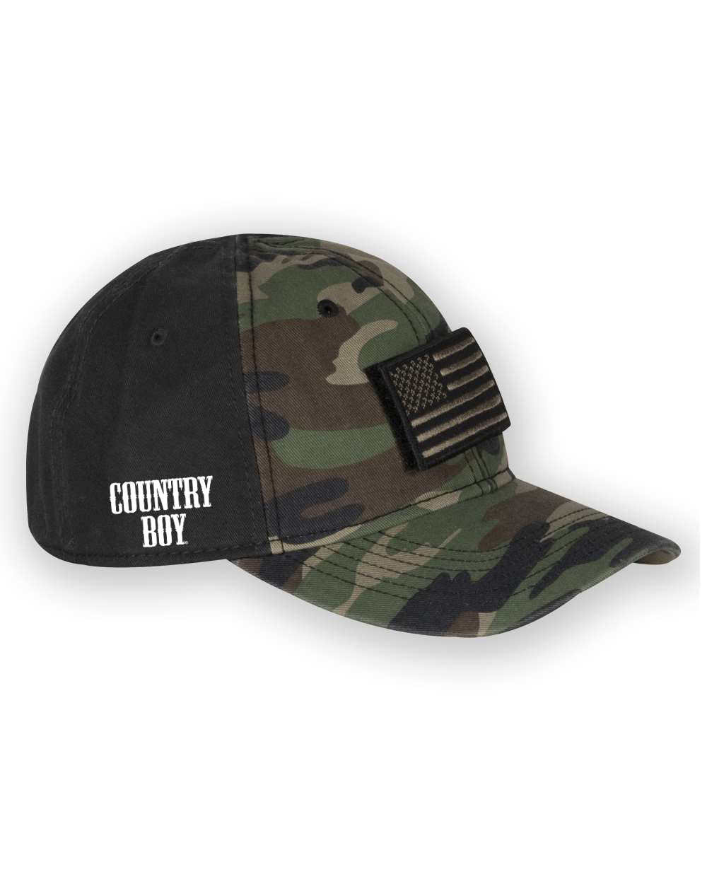 Country Boy Green Camo American Flag Hat Country Girl Store