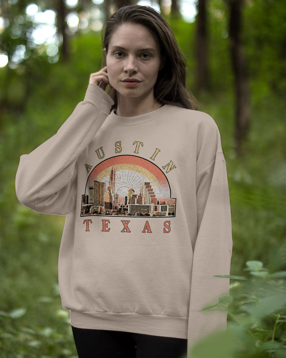 Country Girl® Austin Texas Skyline Destination Collection Crewneck  Sweatshirt – Country Girl Store