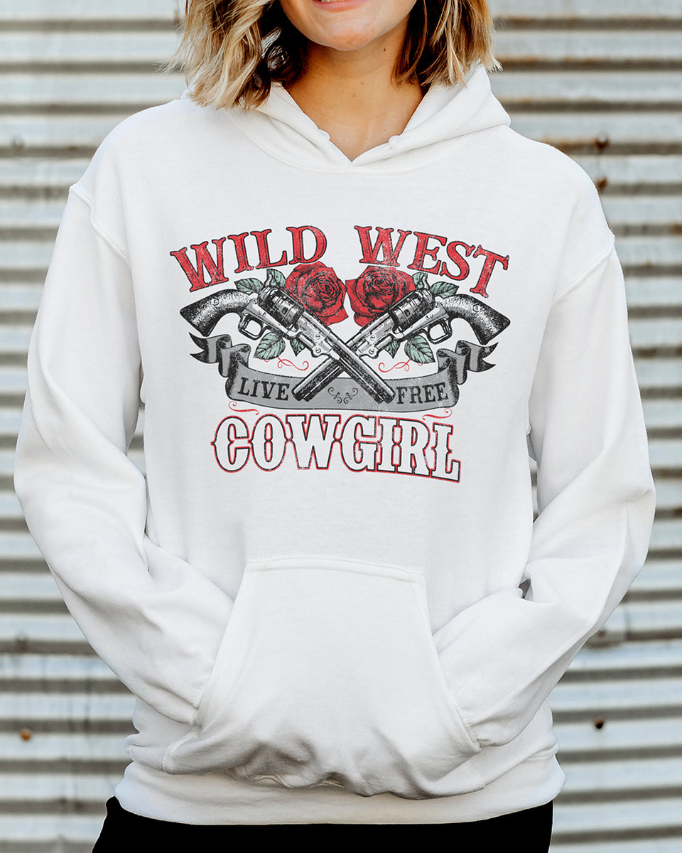 Country Girl® Wild West Cowgirl Womens Hoodie Country Girl Store 3810